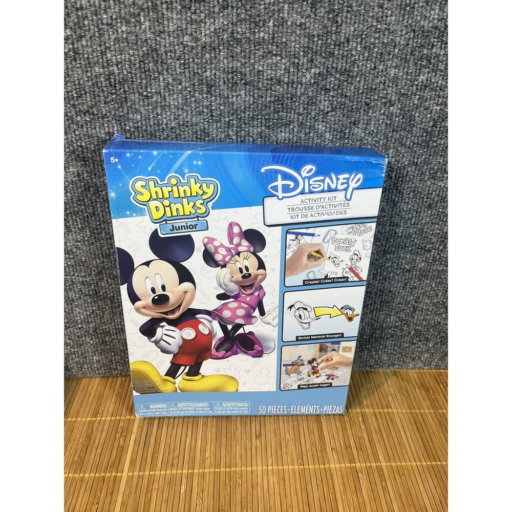 Just Play‎ Shrinky Dinks Junior Disney Activity Kit 50 Pcs Kids Craft Set NEW